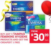 Tampax Feminine Hygiene Products-Each