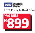 Western Digital(WD) 1.5TB Portable Hard Drive