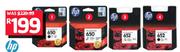 HP 650 Black Blister Pack