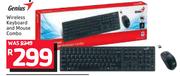 Genius Wireless Keyboard And Mouse Combo