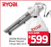 Ryobi 3000W Mulching Blower Vacuum RBV-3010
