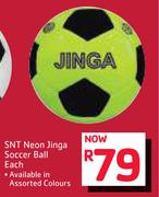 SNT Neon Jinga Soccer Ball-Each