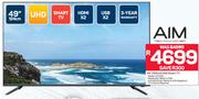 Aim 49"(124cm) UHD Smart TV CZ1749