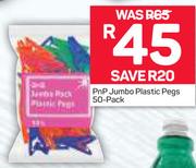 PnP Jumbo Plastic Bags-50 Pack