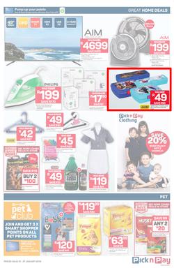 Pick n Pay Western Cape  : Unbeatable Savings (21 Jan - 27 Jan 2019), page 7