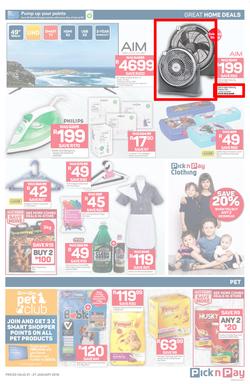 Pick n Pay Western Cape  : Unbeatable Savings (21 Jan - 27 Jan 2019), page 7
