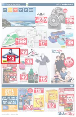 Pick n Pay Western Cape  : Unbeatable Savings (21 Jan - 27 Jan 2019), page 7