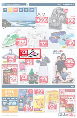Pick n Pay Western Cape  : Unbeatable Savings (21 Jan - 27 Jan 2019), page 7