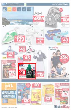 Pick n Pay Western Cape  : Unbeatable Savings (21 Jan - 27 Jan 2019), page 7