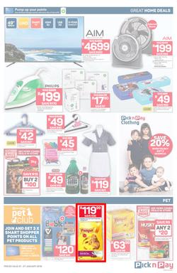 Pick n Pay Western Cape  : Unbeatable Savings (21 Jan - 27 Jan 2019), page 7