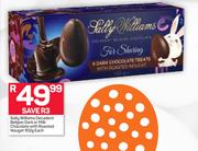 Sally Williams Decadent Belgian Dark Or Milk Chocolate With Roasted Nougat-102g Each