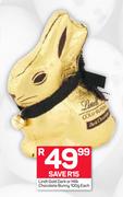 Lindt Gold Dark Or Milk Chocolate Bunny-100g Each