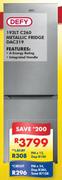 DEFY 192LT C260 Metallic Fridge - DAC319