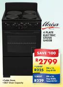 UNIVA 4 Plate Electric Stove - U405B