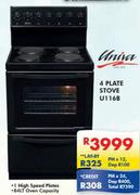 UNIVA 4 Plate Stove - U116B