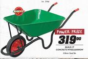 Build It Concrete Wheelbarrow-0.8mm Steel Bin