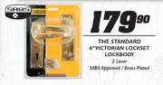 The Standard 6" Victoria Lockset Lockbody