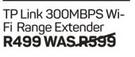 TP Link 300mbps Wi-Fi Range Extender
