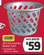 Addis 36Ltr Loundry Basket-Each