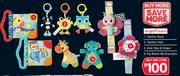 Bright Starts Teether Book/Teether Pals/Kids Take & Shake Or Pip Rattle Me Bracelets-For Any 2