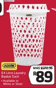 Addis 64Ltr Loundry Basket-Each