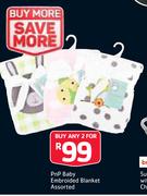 PNP Embroidered Blanket Assorted-For 2