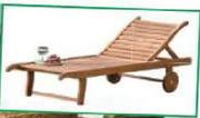 Kingsbury Wooden Pool Lounger