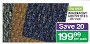 Van Dyck Powerpoint 600 DIY Tiles-2m Square-Per Pack