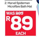 Marvel Spiderman Microfibre Bath Mat-Each