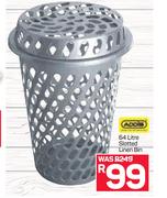 Addis 64Ltr Slotted Linen Bin