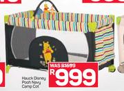 Hauck Disney Pooh Navy Camp Cot