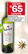 Nederburg The Winemasters Sauvignon Blanc Or Special Late Harvest-750ml Each