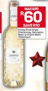 Protea Pinot Grigio,Chardonnay,Sauvignon Blanc Or Chenin Blanc-750ml Each