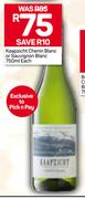 Kaapzicht Chenin Blanc Or Sauvignon Blanc-750ml Each