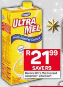 Danone Ultra Mel Custard-1L Each