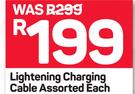Lightening Charging Cable Assorted-Each