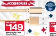 Micro Charging Cable Assorted-Each