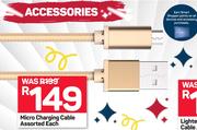 Micro Charging Cable Assorte- Each