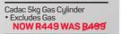 Cadac 5Kg Gas Cylinder