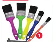 Academy 5 Piece Rainbow Brush Pack-Each