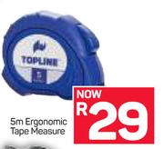 Topline 5m Ergonomic Tape Measure