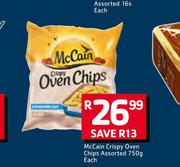 McCain Crispy Oven Chips Assorted-750g 