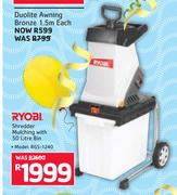 Ryobi Shredder Mulching With 50Ltr Bin RGS-1240