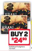 PnP Braai Firelighters 12 Pack-For 2