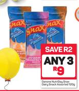 Danone Nutriday Snax Dairy Snack-3x120g