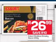 Eskort Rindless Streaky Bacon-200g