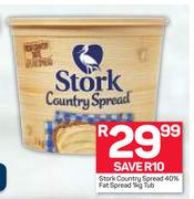 Stork Country Spread 40% Fat Spread Tub-1Kg
