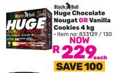 Black Bull Huge Chocolate Nougat Or Vanilla Cookies-4Kg Each
