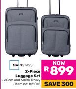 Mainstays 2 Piece Luggage Set
