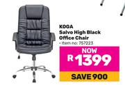 Koga Salvo High Black Office Chair